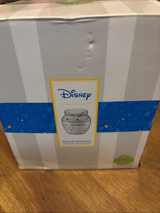 Disney Other - Disney Winnie the Pooh Decorative Box - White & Blue
